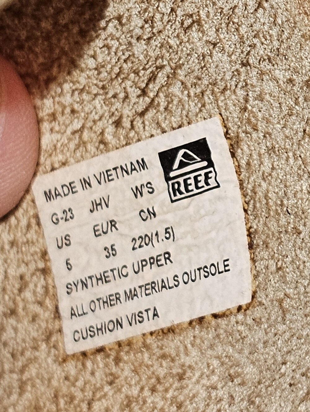 Reef Cushion Vista SandalSize 6 Natural - Picture 11 of 11